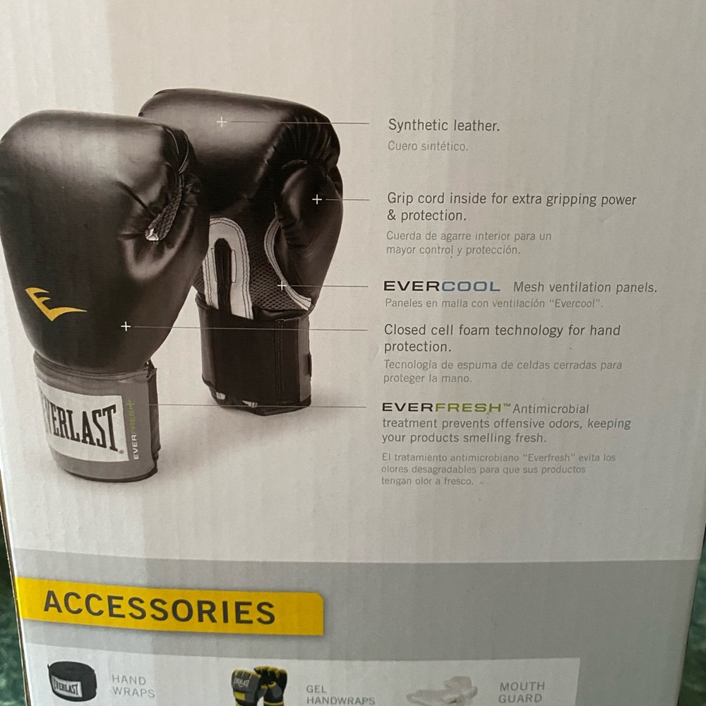 Everlast boxing gloves